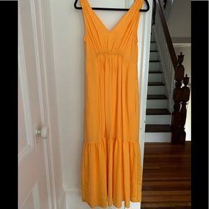 Anthropologie Sleeveless V-Neck Maxi Dress, size M